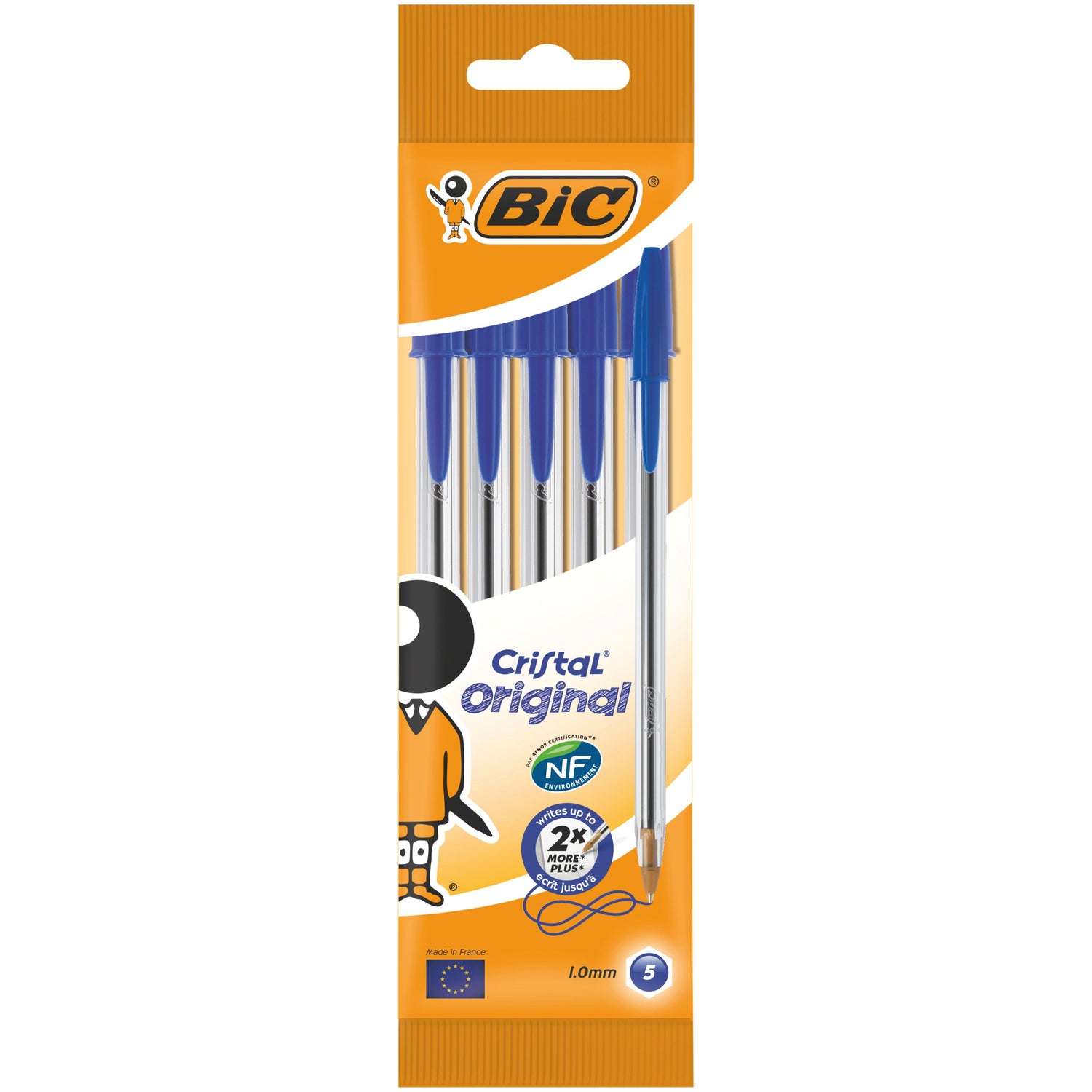 Esferográfica Cristal Original de Tinta Azul Bic