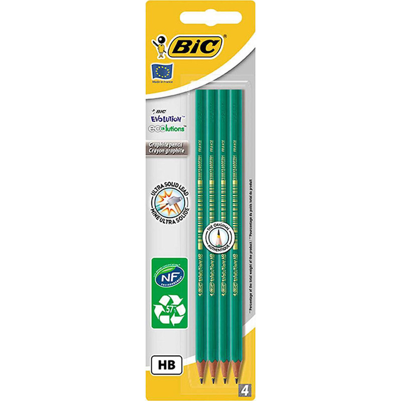 Lápis Grafite Evolution 2HB Bic