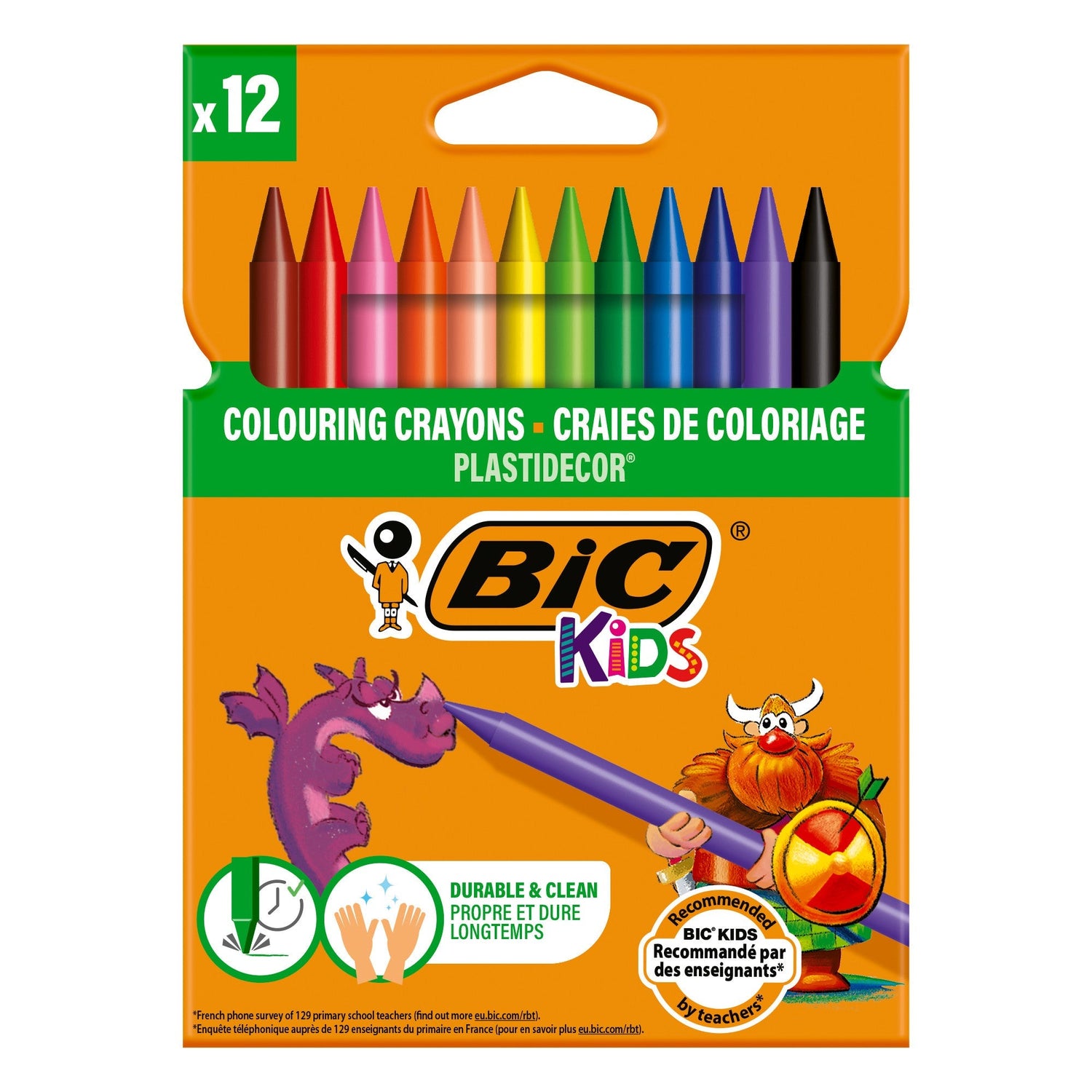 Lápis de Cera Kids Plastidecor Bic