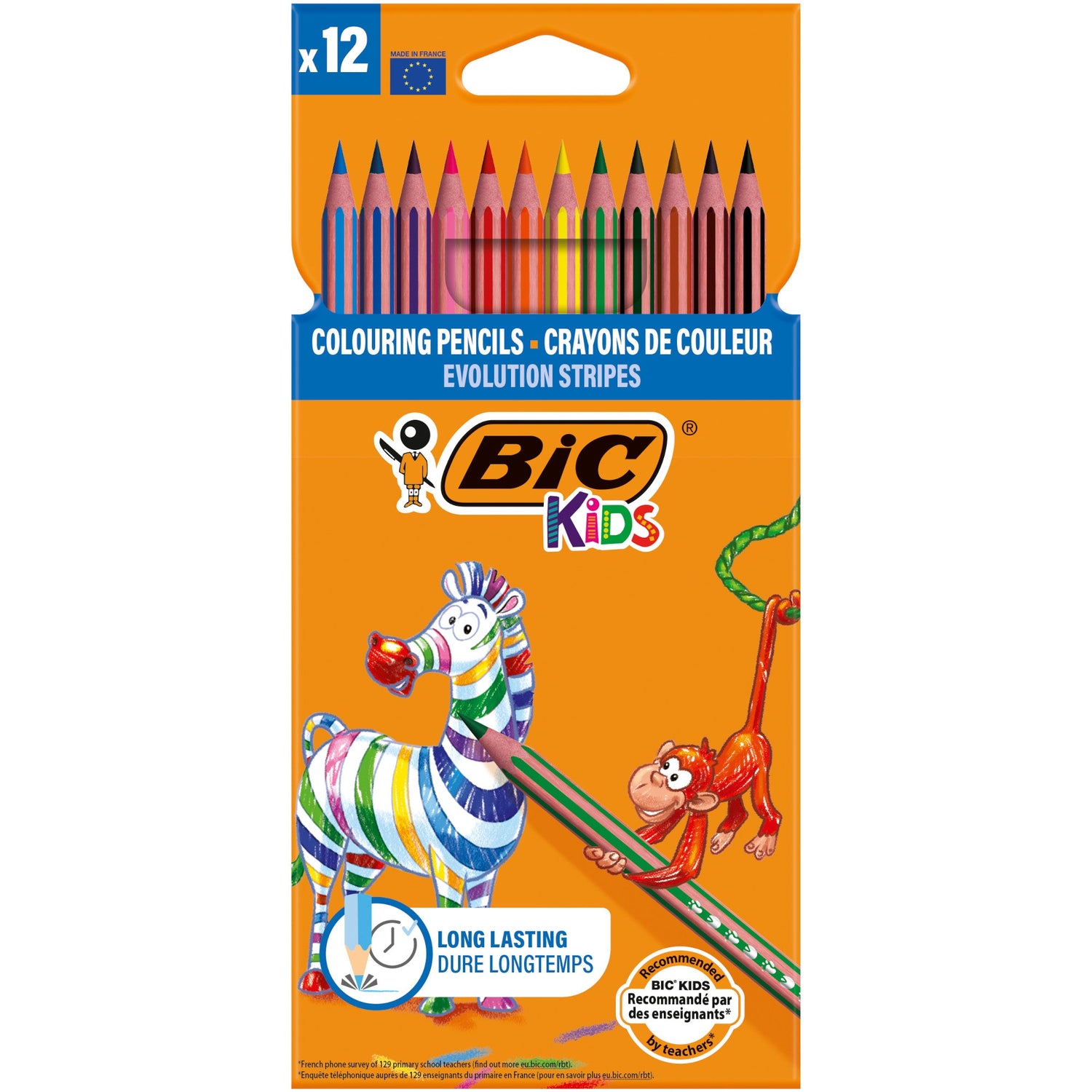Lápis de Cor Kids Tropicolor Bic