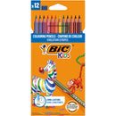Lápis de Cor Kids Tropicolor Bic