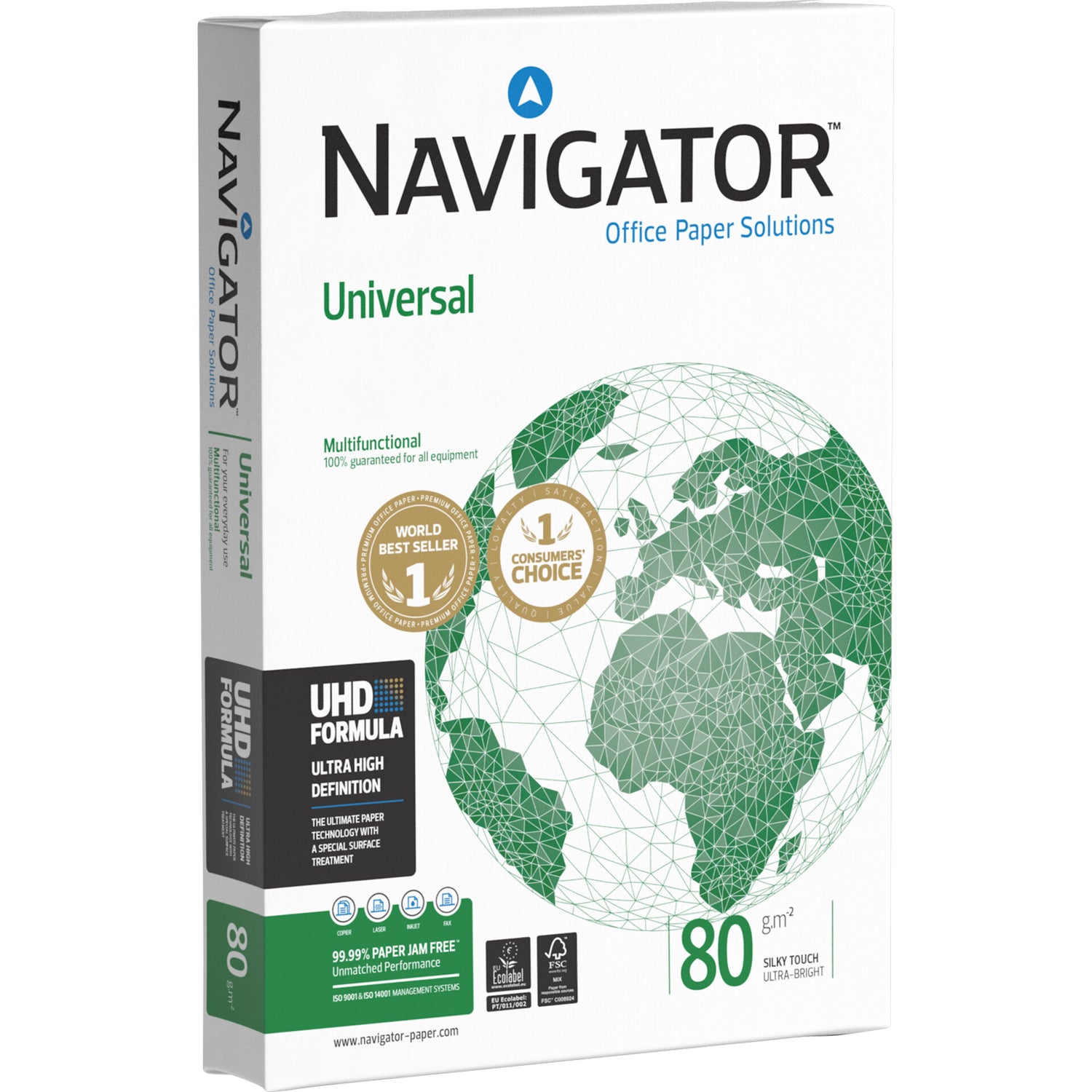Resma de Papel de Impressão A3 500 Folhas 80g/m2 Navigator