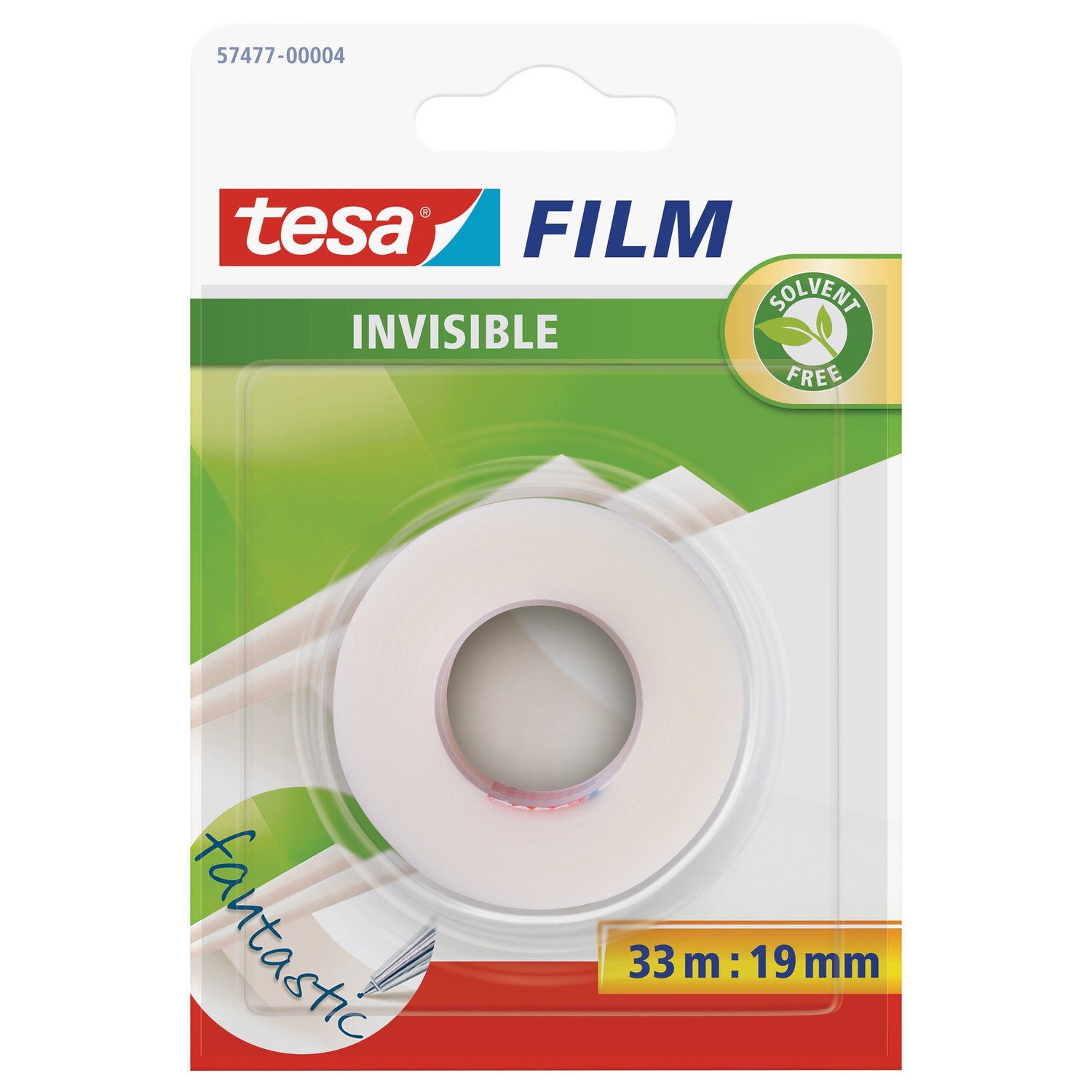 Fita Cola Transparente 33m x 19mm Tesa