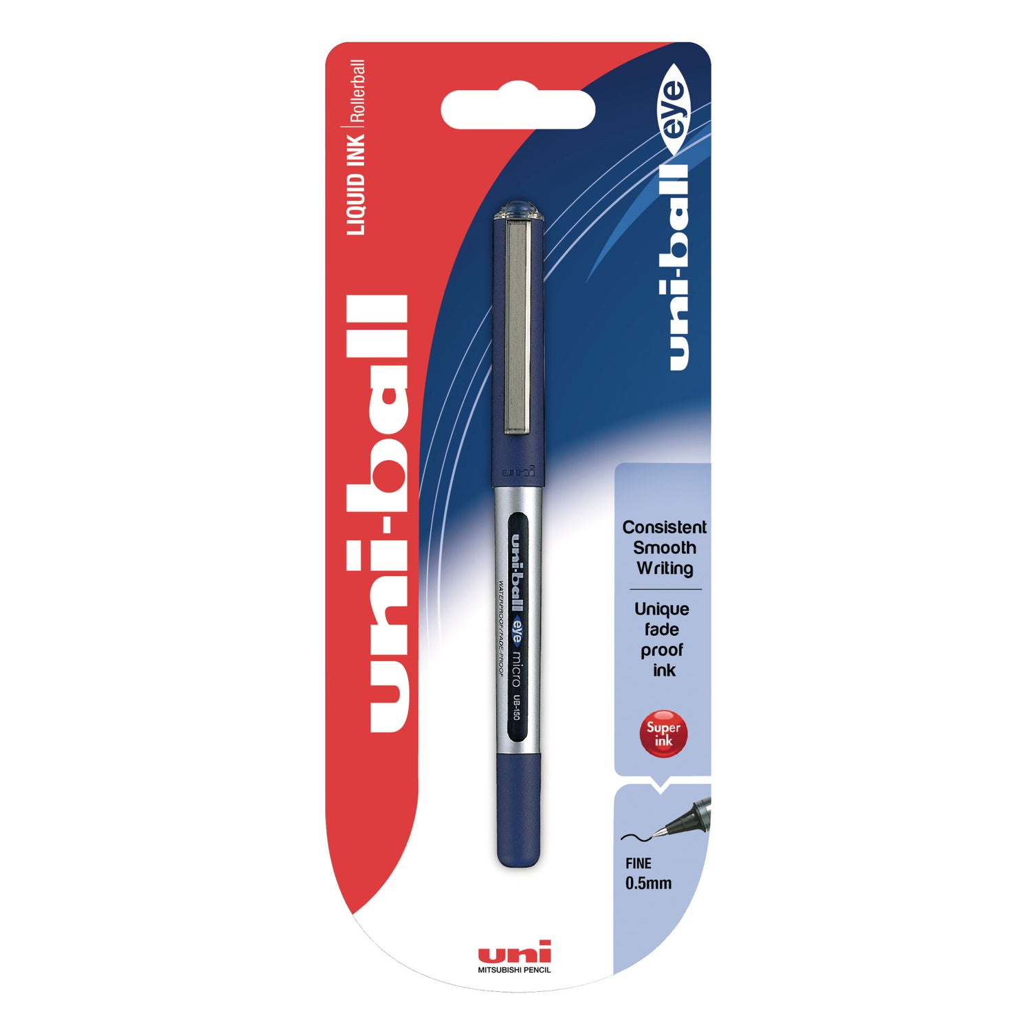 Esferográfica Eye Micro Roller 0.5mm Azul Uni-ball