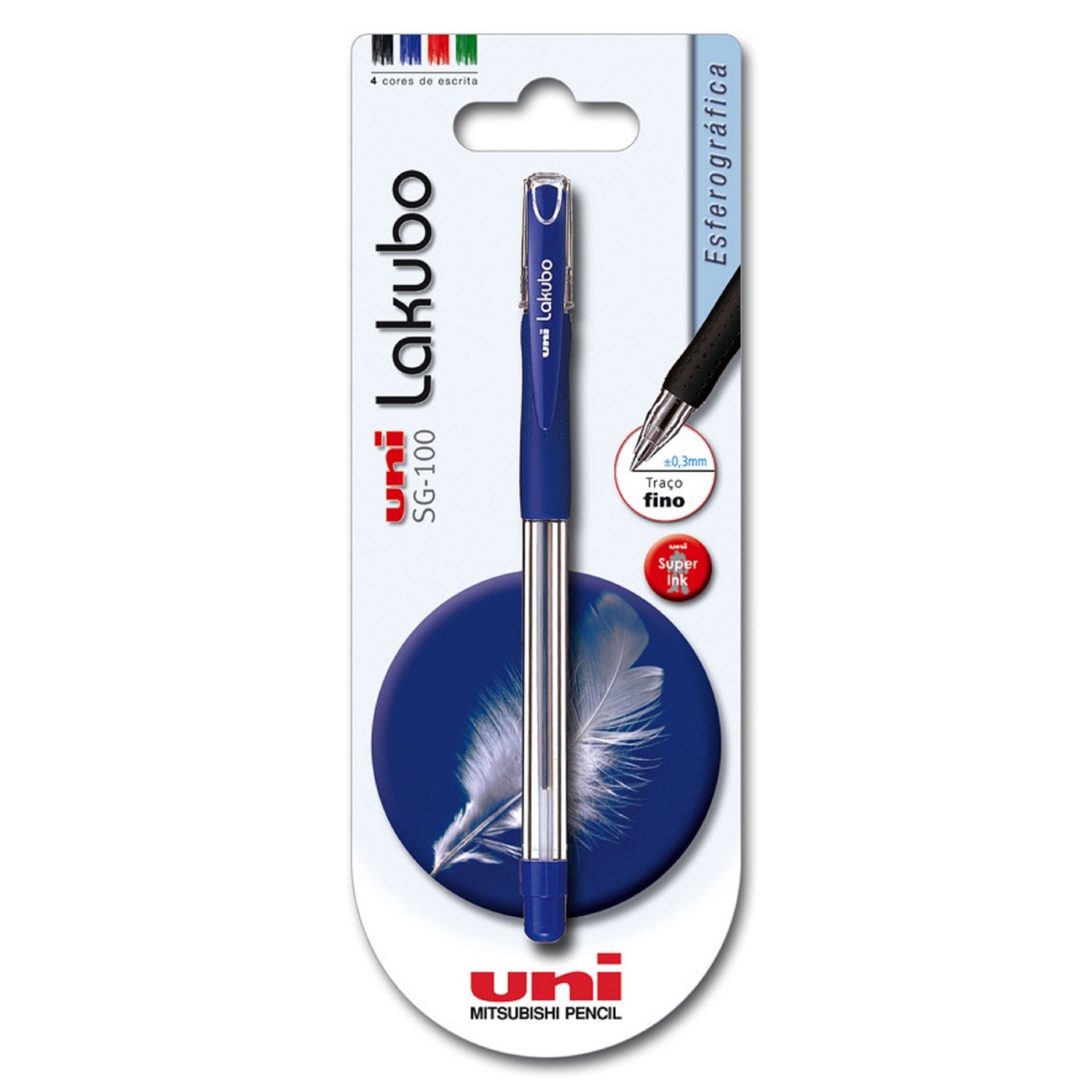 Esferográfica Lakubo SG-100 Azul Uni-ball