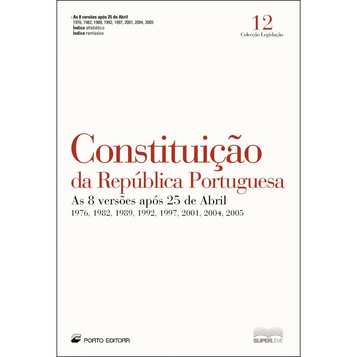 Constituição da República Portuguesa de Isabel Rocha