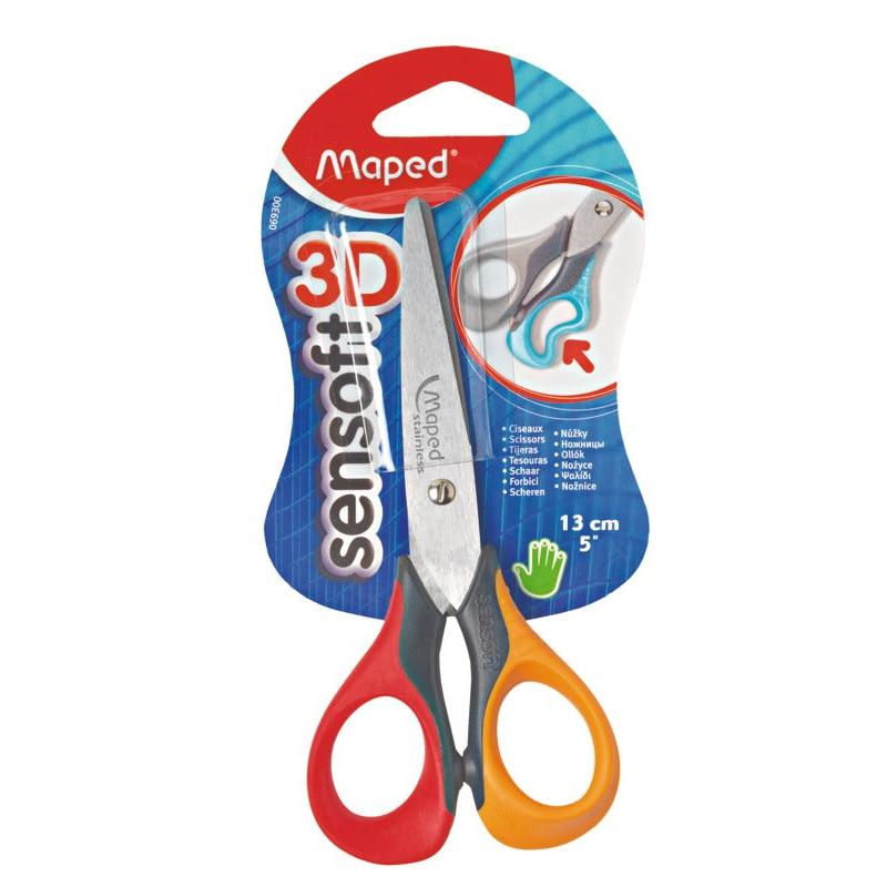 Tesoura Sensoft 13,5cm (várias cores) Maped