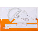 Régua, Esquadros e Transferidor Note!