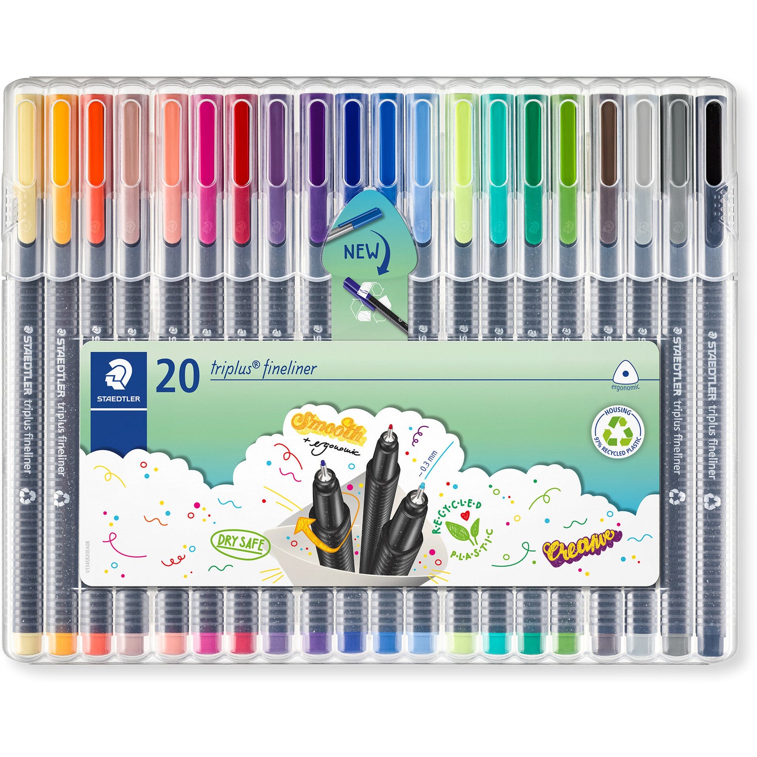 Marcadores Staedler Colorir Triplus Fineliner Staedtler
