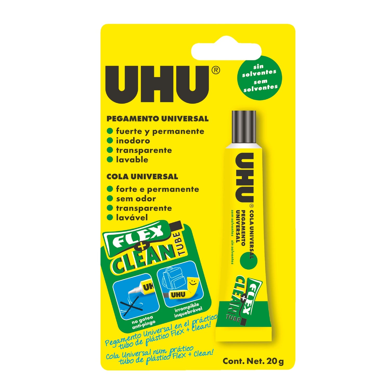 Cola Universal Líquida Tubo Flex&Clean 2ml UHU