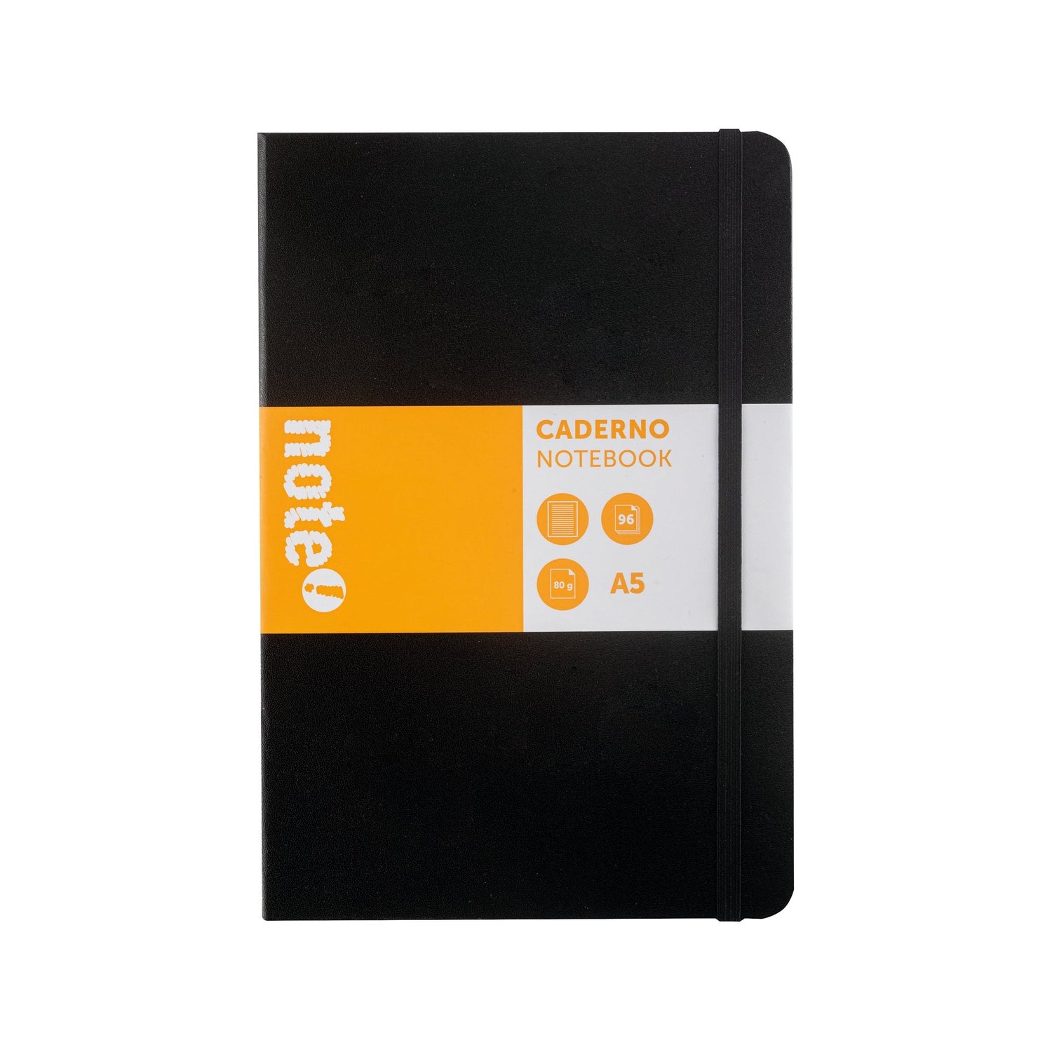 Caderno Agrafado com Elástico A5 Pautado Note!