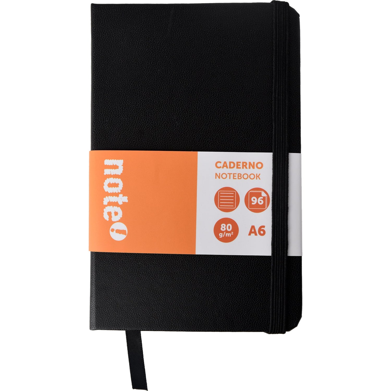 Caderno Agrafado com Elástico A6 Pautado Note!