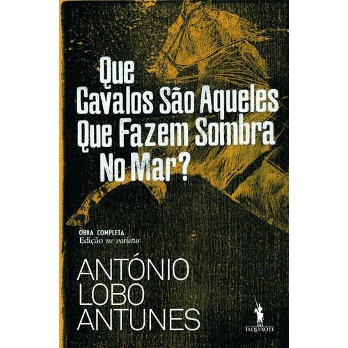 Que Cavalos São Aqueles Que Fazem Sombra No Mar? de António Lobo Antunes