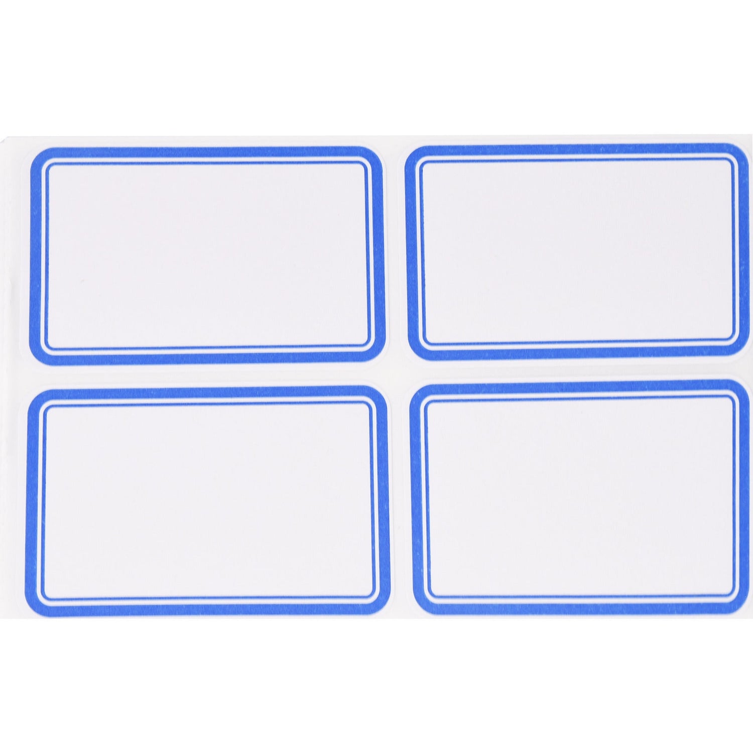 Etiquetas Adesivas Rebordo Azul 41x65mm