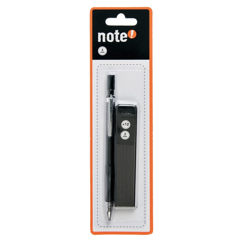 Lapiseira 2mm e 12 Minas HB Note!