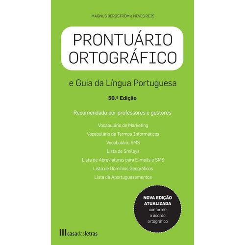 Prontuário Ortográfico de Magnus Bergstrom