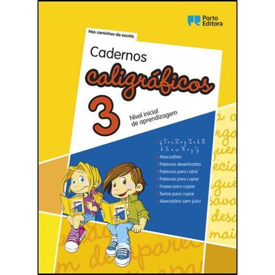 Cadernos Caligráficos 3 - Nível Inicial de Aprendizagem