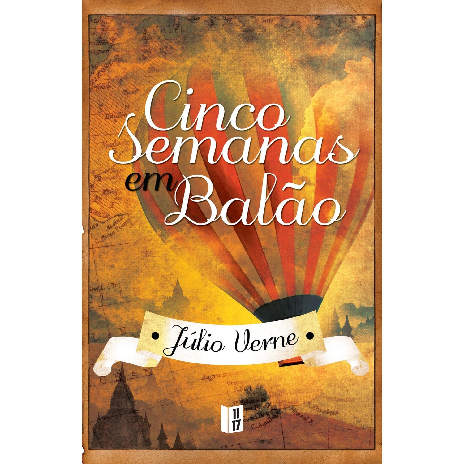 Cinco Semanas em Balão (Livro de Bolso) de Júlio Verne