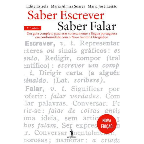 Saber Escrever, Saber Falar de Edite Estrela