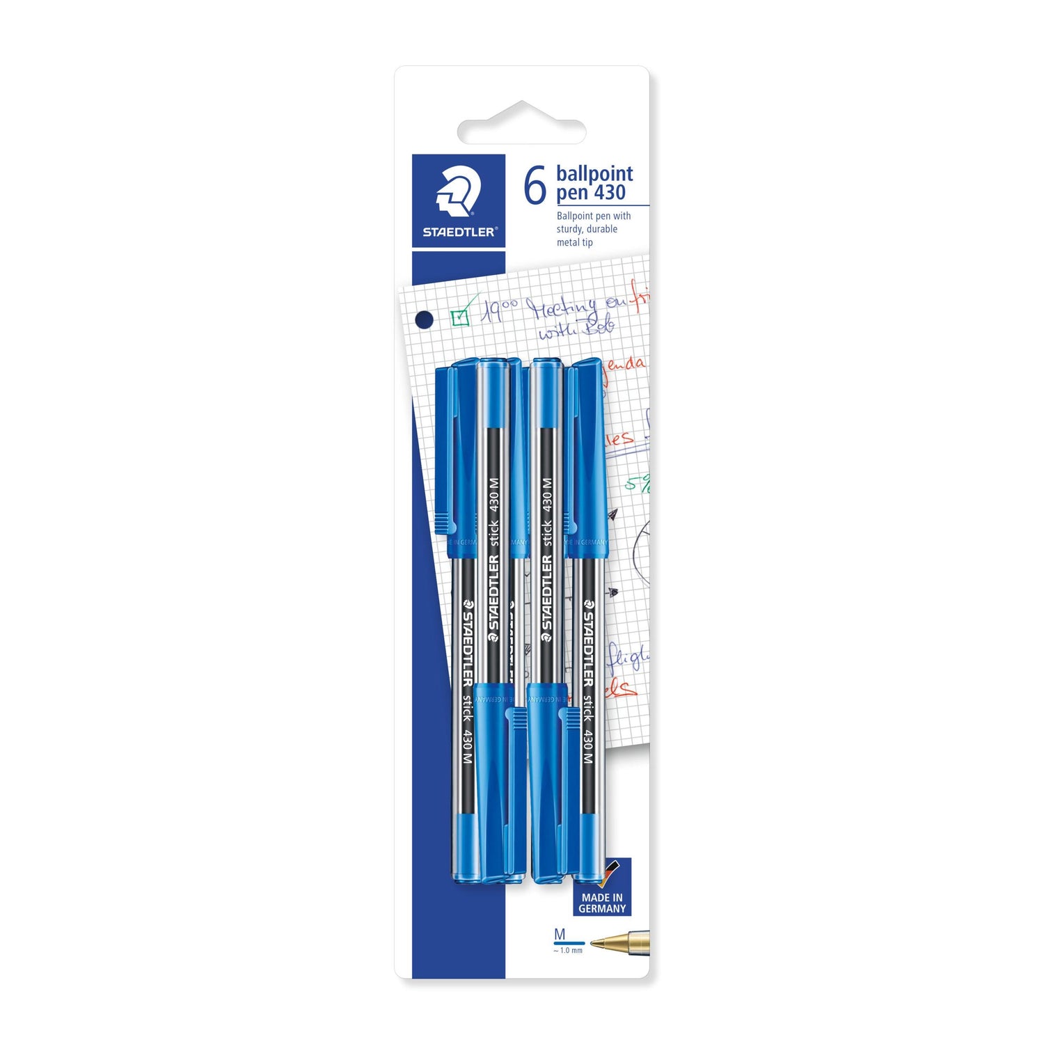Esferográfica Stick de Tinta Azul Staedtler
