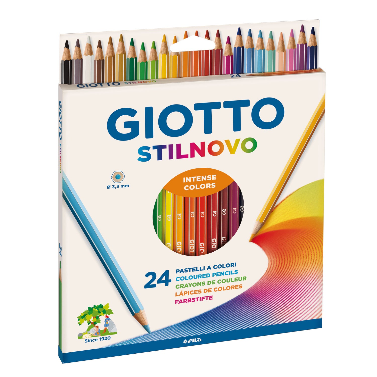 Lapis de Cor Sitlnovo 24 Unidades Giotto