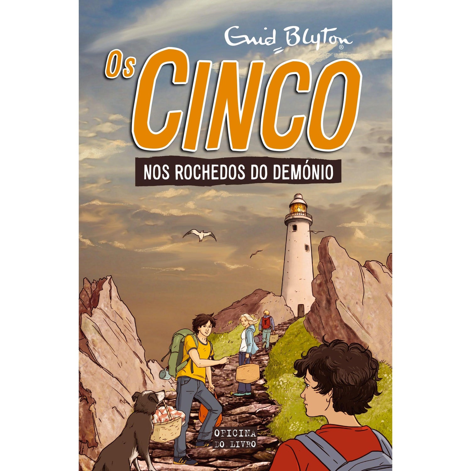 Os Cinco nos Rochedos do Demónio de Enid Blyton - Volume 19