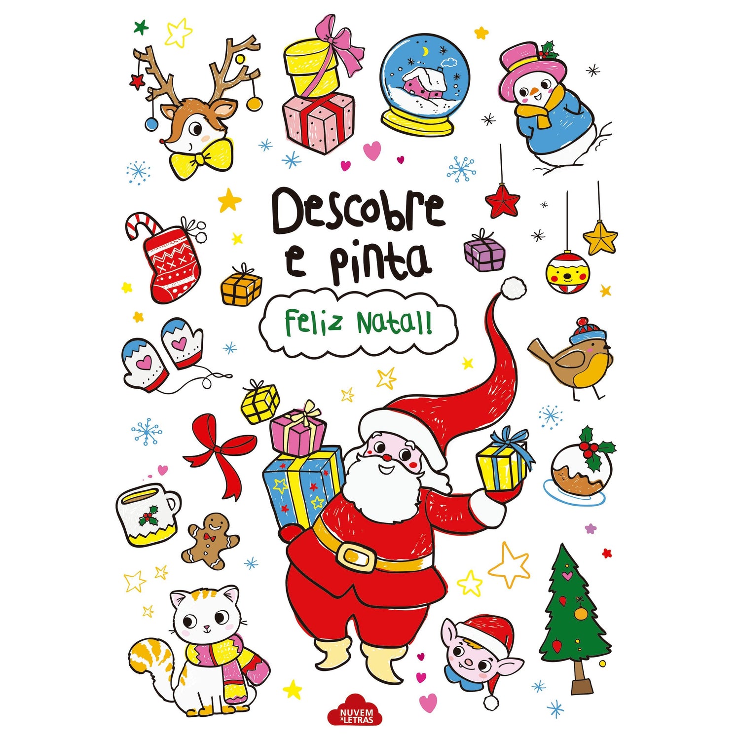 Descobre e Pinta - Feliz Natal