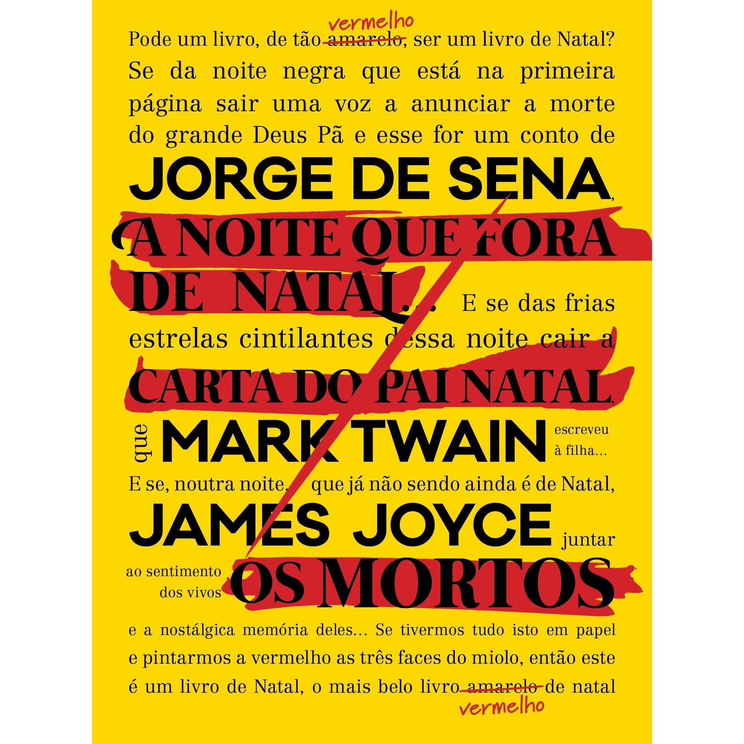 A Noite que Fora de Natal / Uma Carta do Pai Natal / Os Mortos de Mark Twain, Jorge de Sena e James Joyce