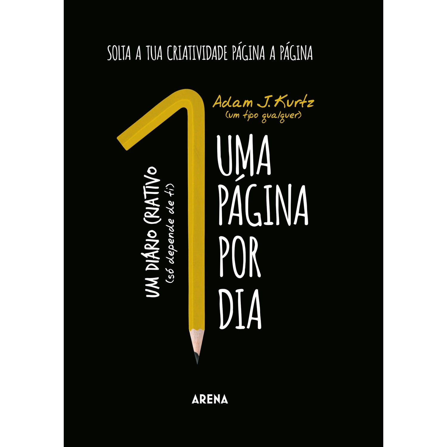 Uma Página por Dia - Capa Preta de Adam J. Kurtz