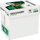 Resma de Papel de Impressão A4 5 x 500 Folhas 75g/m2 Discovery