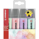 Sublinhador de Tinta Fluorescente Pastel Stabilo