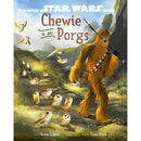Star Wars - Chewie e os Porgs de Kevin Shinick