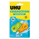 Fita Corretora Micro Roller 8m (várias cores) UHU