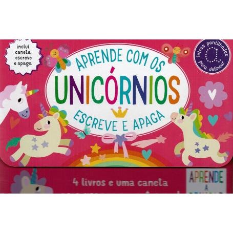 Aprende com os Unicórnios de Monica Bauleo e Clementine Derodit - Escreve e Apaga