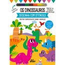 Desenha com Stencils - Os Dinossauros de Elizabeth Golding