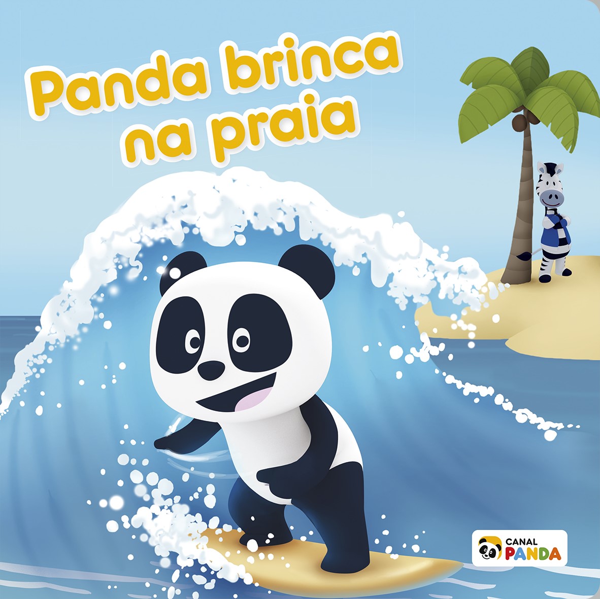 Canal Panda - Panda Brinca na Praia - Livro-puzzle