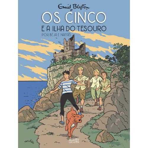 Os Cinco em BD N.º 1 - Os Cinco e a Ilha do Tesouro de Enid Blyton
