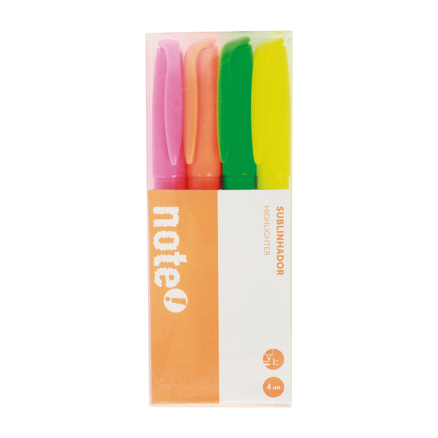 Sublinhador Fino de Tinta Fluorescente Note!