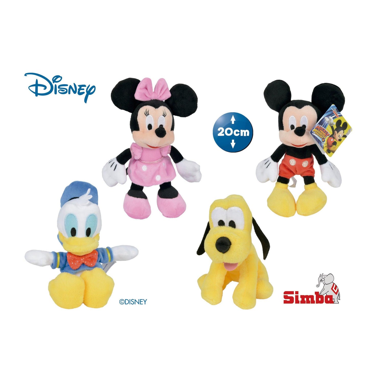 Disney - Peluche 20cm (artigo sortido)
