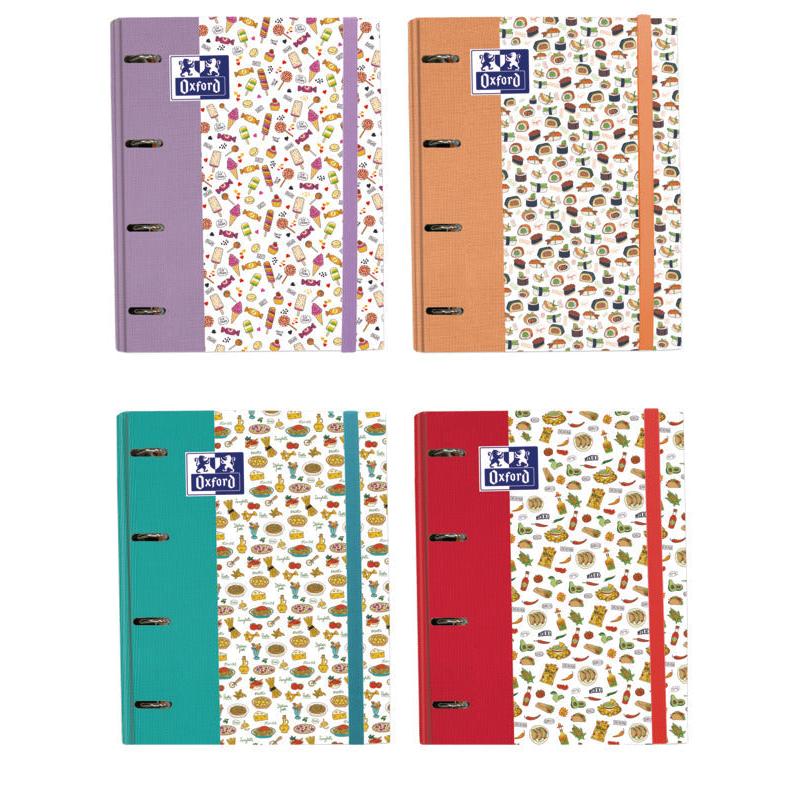 Pasta de Arquivo A4 Lombada Estreita com Recarga (várias cores) Oxford
