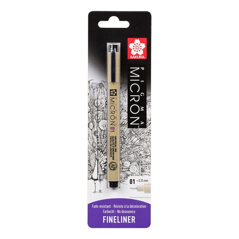 Marcador Pigma Micron 01 Preto Sakura