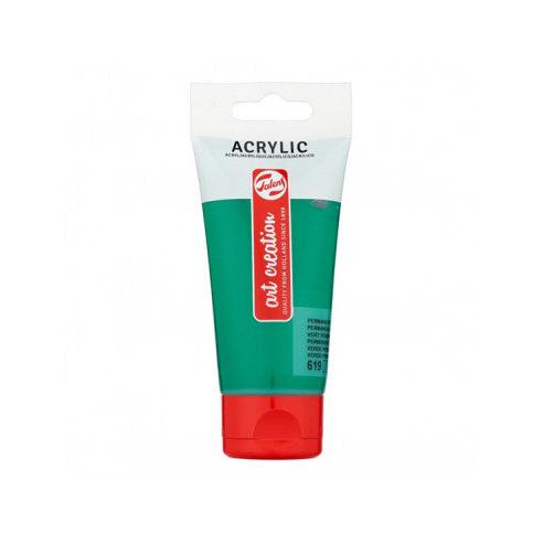Tinta Acrílica ArtCreation Verde Permanente Escuro 75ml Talens