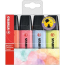Sublinhador de Tinta Fluorescente Pastel Stabilo