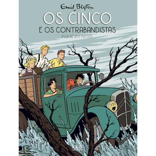 Os Cinco e os Contrabandistas - Banda Desenhada Nº4 de Enid Blyton