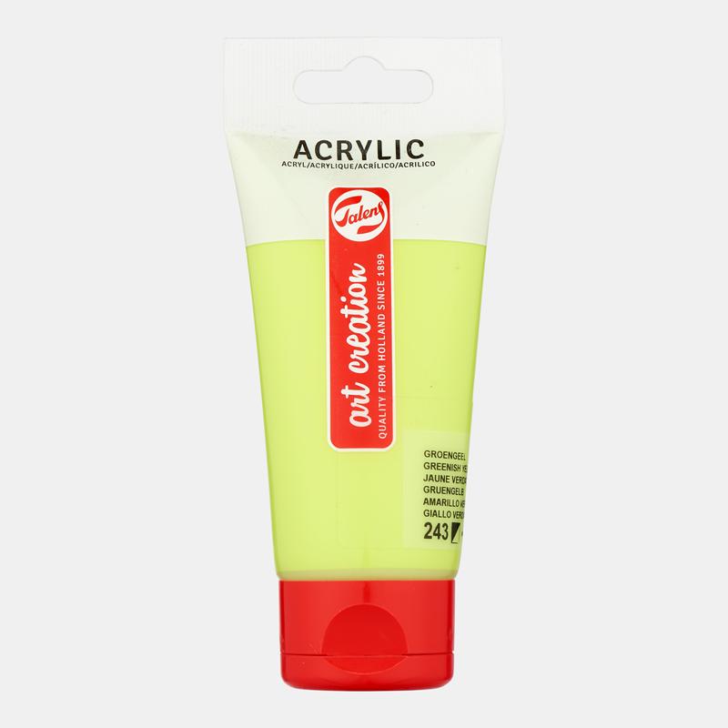 Tinta Acrílica ArtCreation Amarelo Esverdeado 75ml Talens