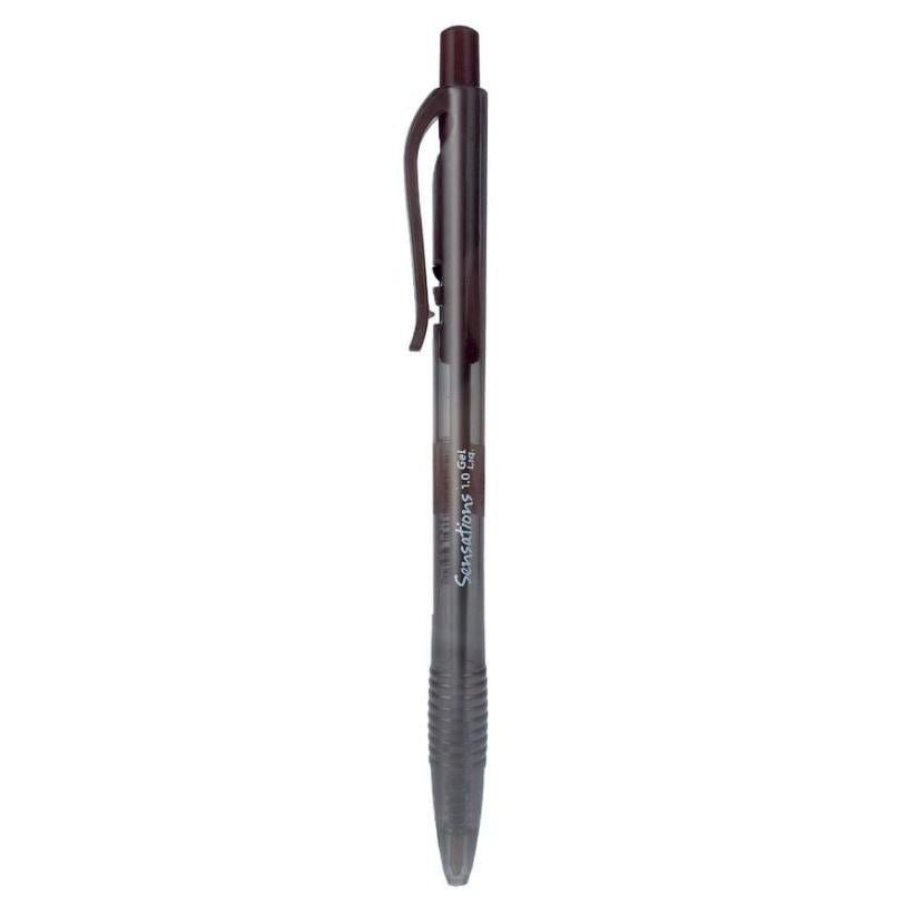 Esferográfica Clic Sensations Gel Castanho
