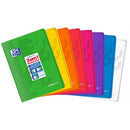 Caderno Agrafado A4 Pautado com Marcador de Página (várias cores)