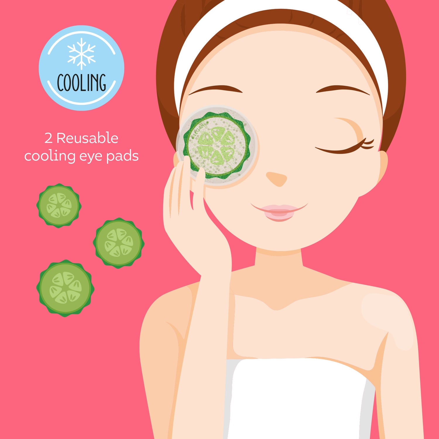 Refrescante para Olhos Chill Out - Pepino