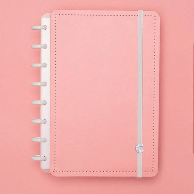 Caderno A5 Rosa Pastel