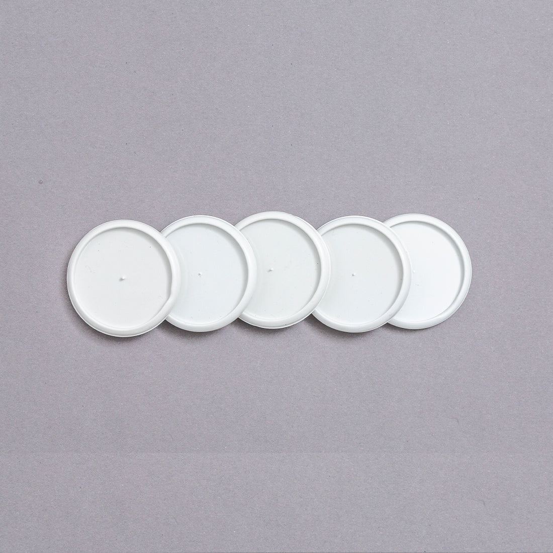 Discos e Elástico 3.1cm Branco Caderno Inteligente